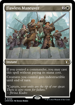 Flawless Maneuver (CMM-459) - Commander Masters Etched Foil-1