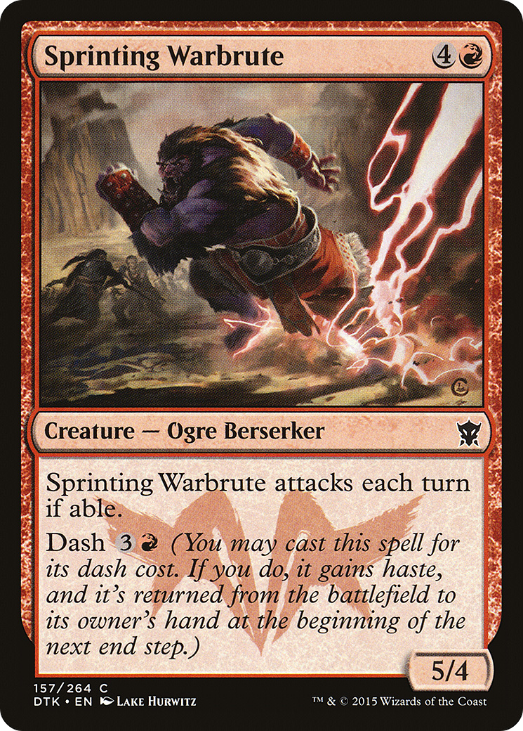 Sprinting Warbrute [Dragons of Tarkir]-1