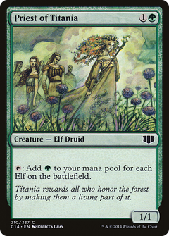 Priest of Titania [Commander 2014]-1