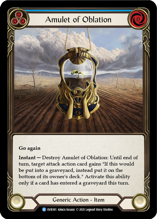 Amulet of Oblation [EVR181] (Everfest)  1st Edition Normal-2