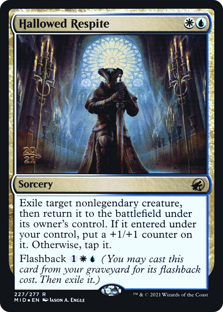 Hallowed Respite [Innistrad: Midnight Hunt Prerelease Promos]-1