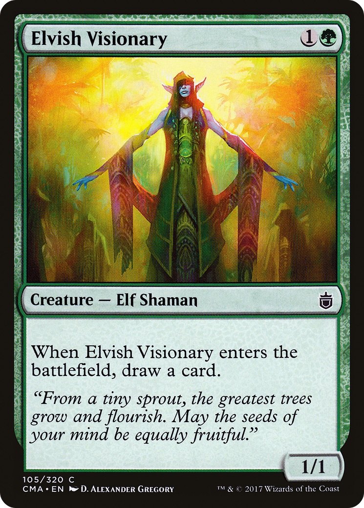 Elvish Visionary [Commander Anthology]-1
