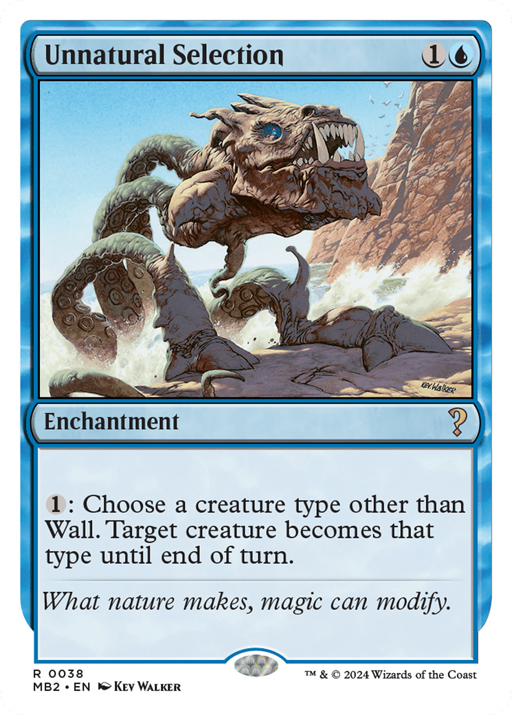 Unnatural Selection (White Border) [Mystery Booster 2]-1