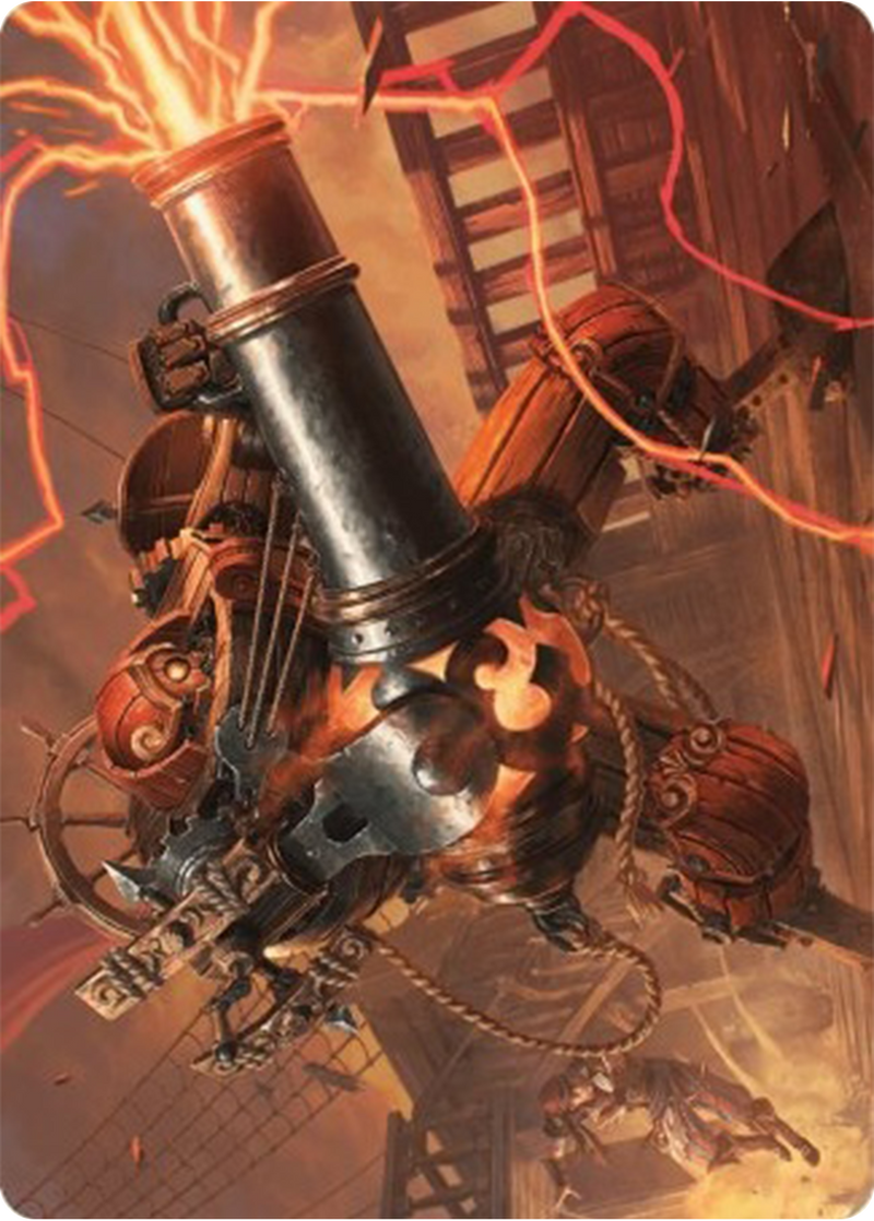 Blaster Hulk Art Card [Modern Horizons 3 Art Series]-1