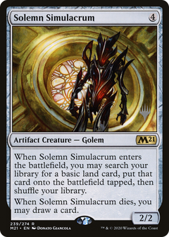 Solemn Simulacrum (Promo Pack) [Core Set 2021 Promos]-1