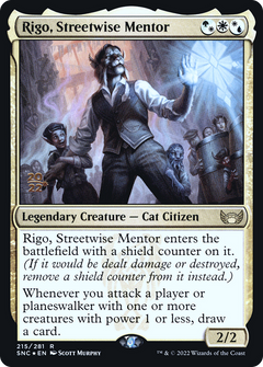 Rigo, Streetwise Mentor [Streets of New Capenna Prerelease Promos]-1