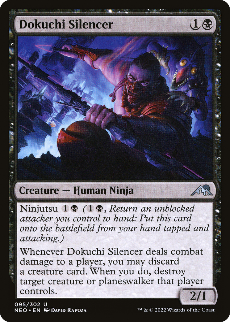Dokuchi Silencer [Kamigawa: Neon Dynasty]-1