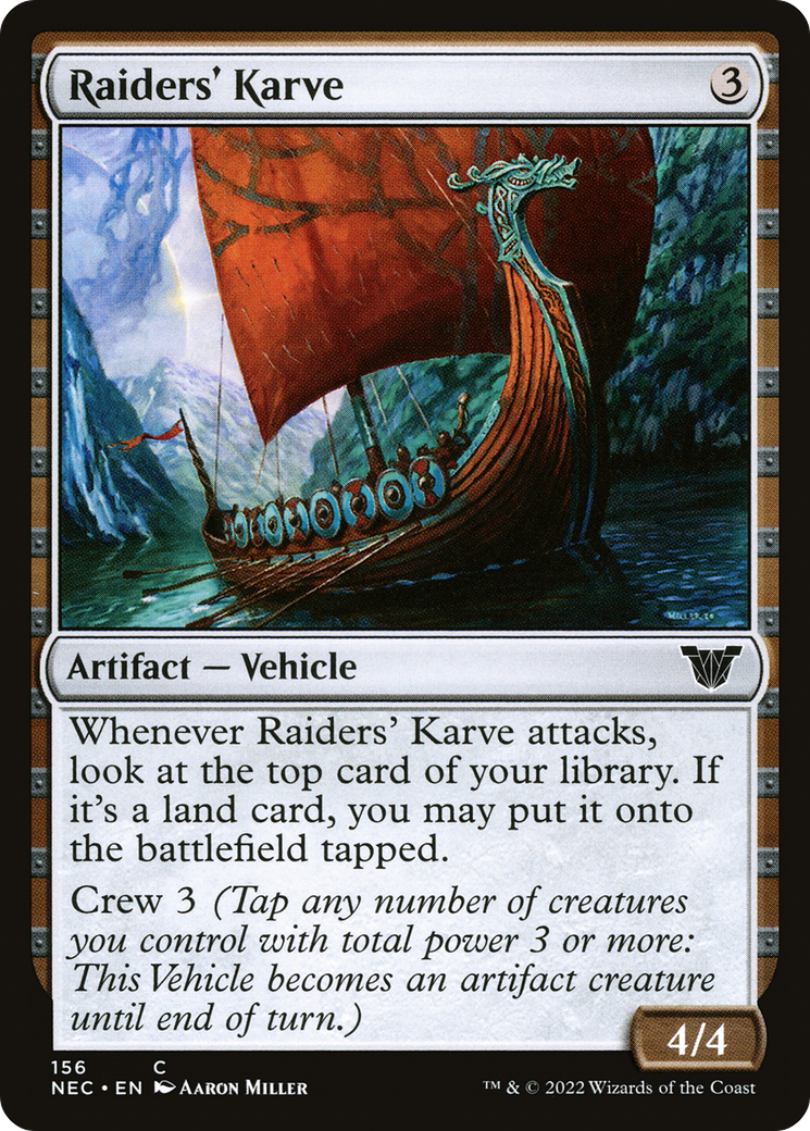 Raiders' Karve [Kamigawa: Neon Dynasty Commander]-1
