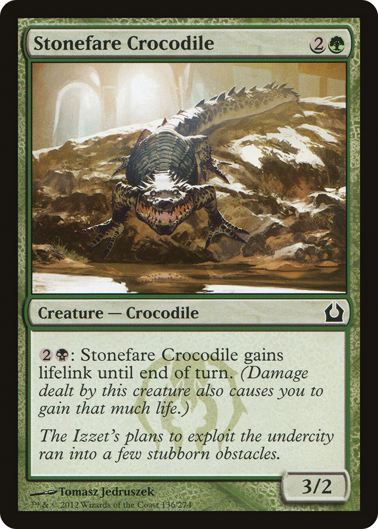 Stonefare Crocodile [Return to Ravnica]-1