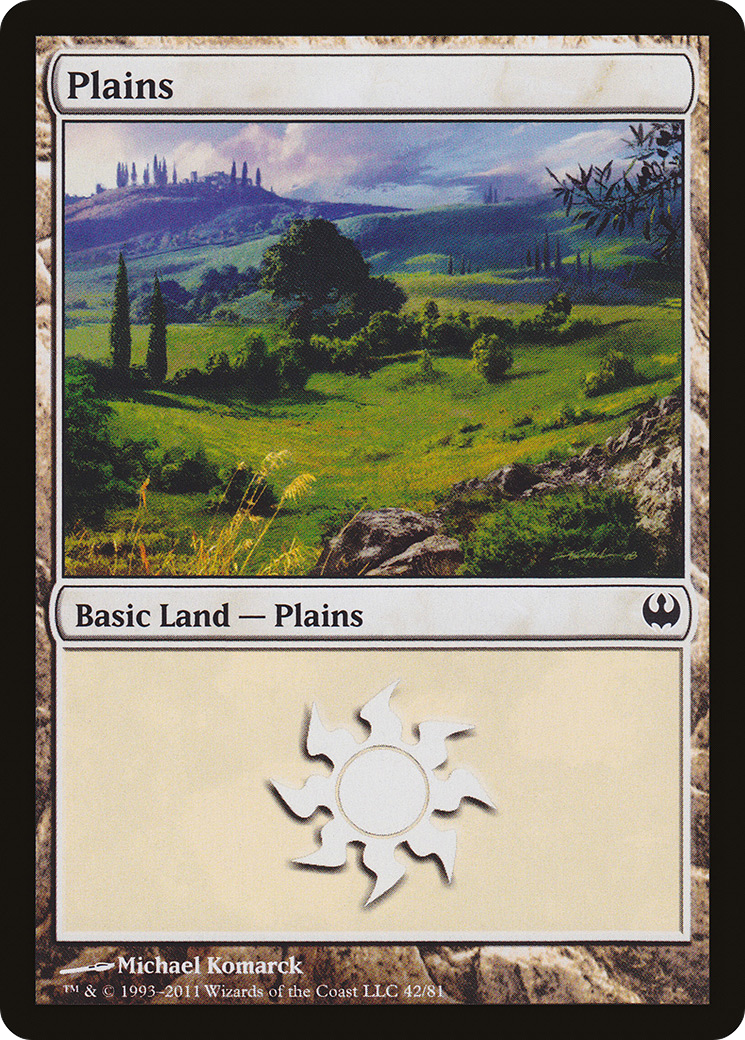Plains (42) [Duel Decks: Knights vs. Dragons]-1