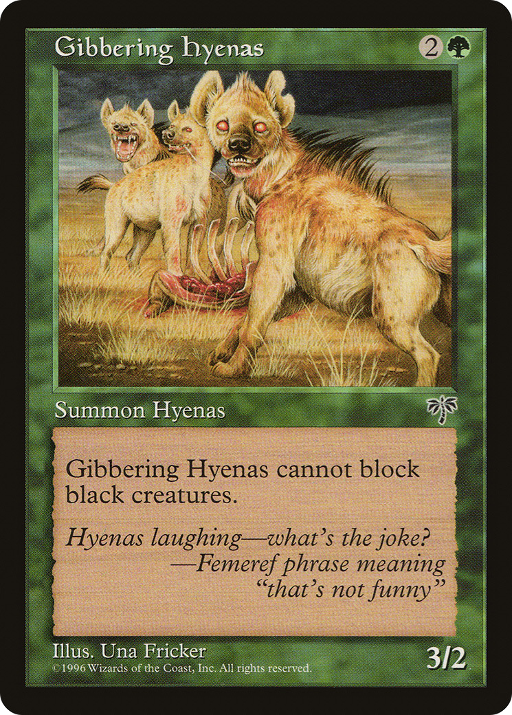 Gibbering Hyenas [Mirage]-1