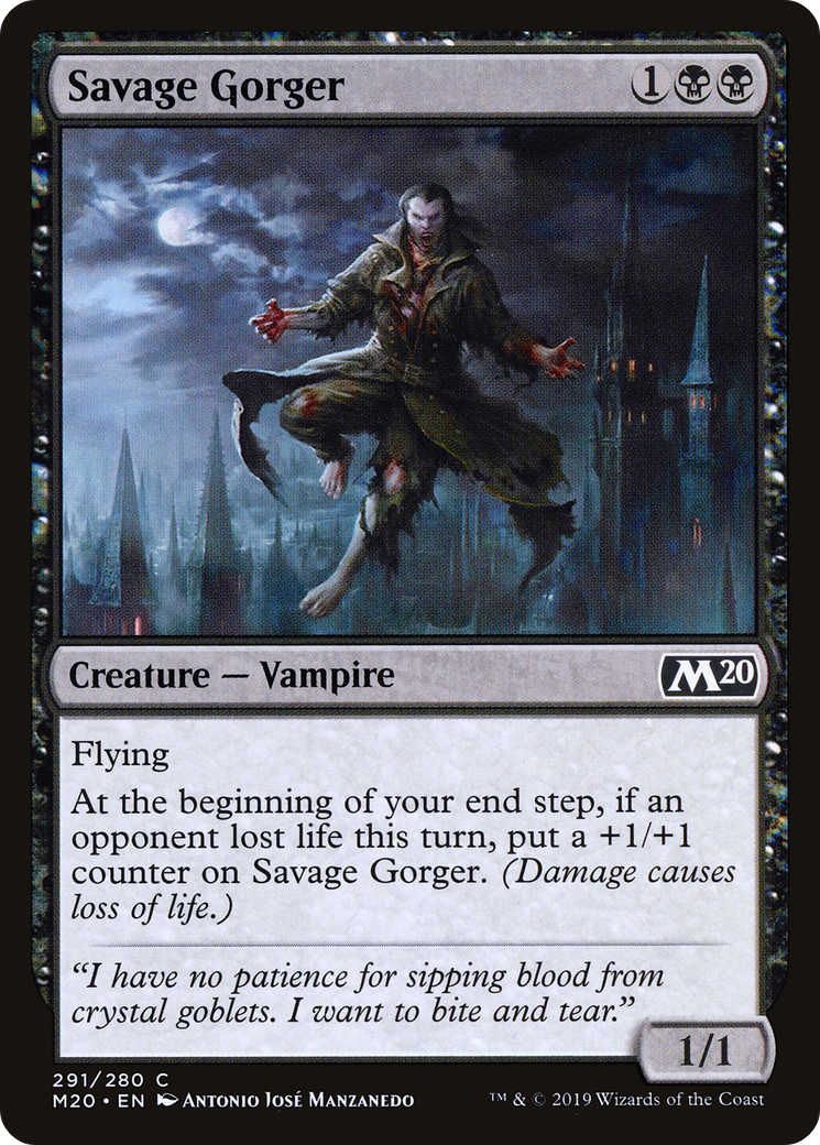 Savage Gorger [Core Set 2020]-1