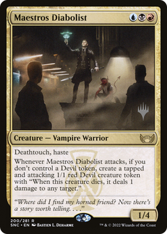 Maestros Diabolist (Promo Pack) [Streets of New Capenna Promos]-1
