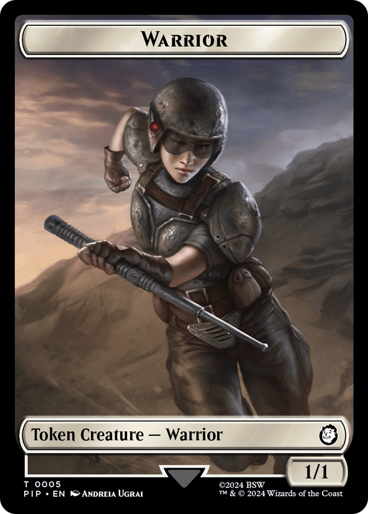 Warrior (TPIP-005) - Fallout Tokens Foil-1