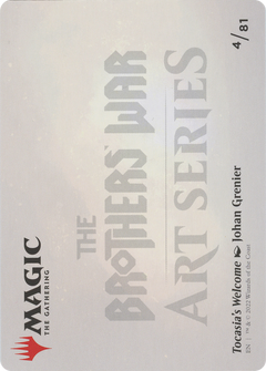 Tocasia's Welcome // Tocasia's Welcome (ABRO-004) - The Brothers' War Art Series (Borderless) Foil-2