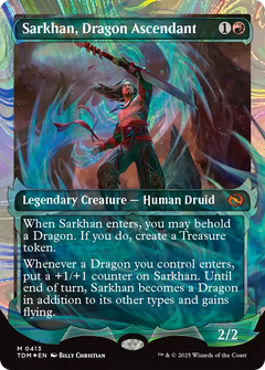 Sarkhan, Dragon Ascendant (0413) (Showcase) (Halo Foil) [Tarkir: Dragonstorm]-1