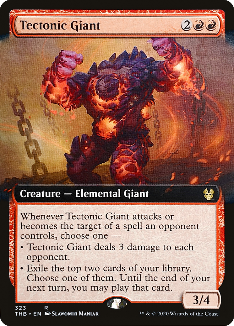 Tectonic Giant (Extended Art) [Theros Beyond Death]-1