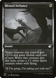 Blessed Defiance [Innistrad: Double Feature]-1