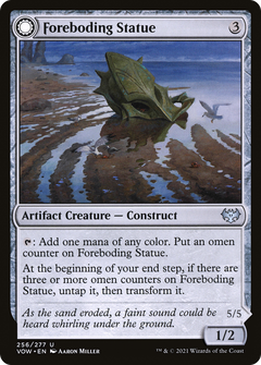 Foreboding Statue // Forsaken Thresher [Innistrad: Crimson Vow]-3