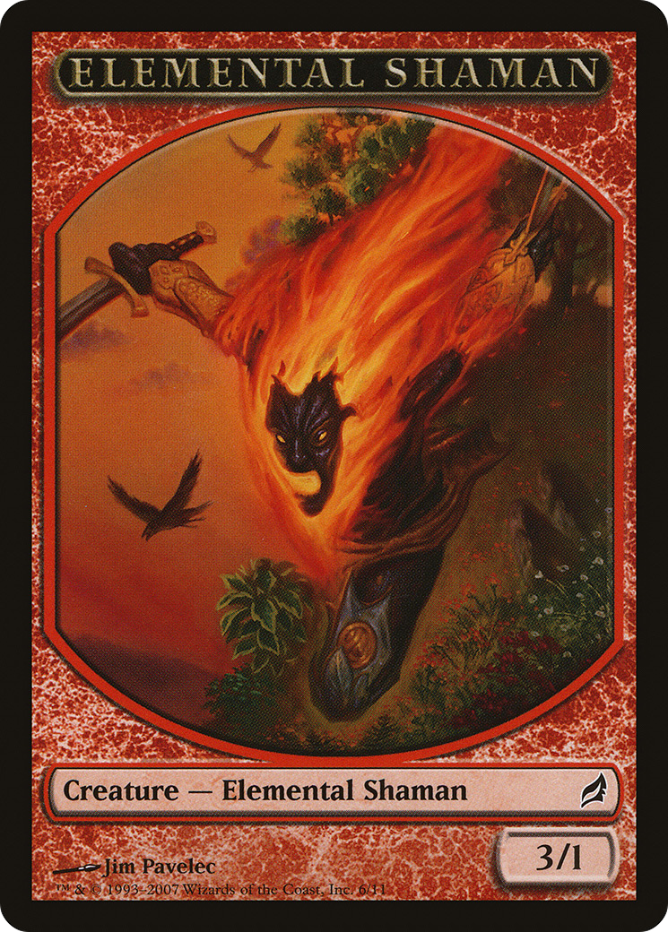 Elemental Shaman Token [Lorwyn Tokens]-1