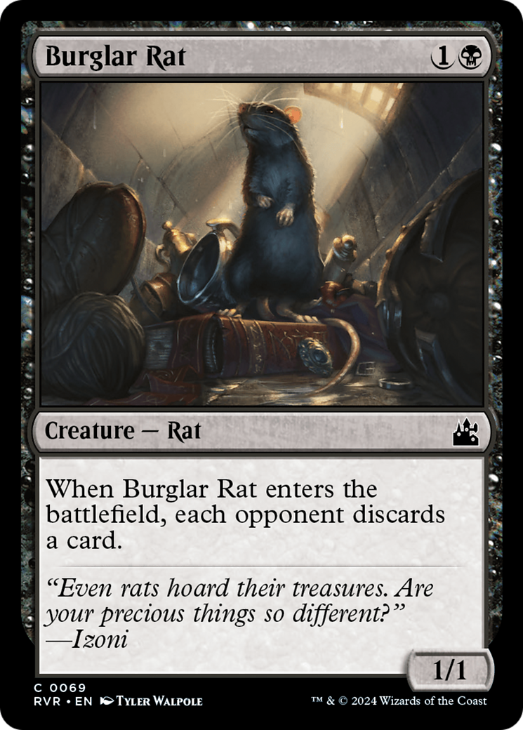 Burglar Rat [Ravnica Remastered]-1