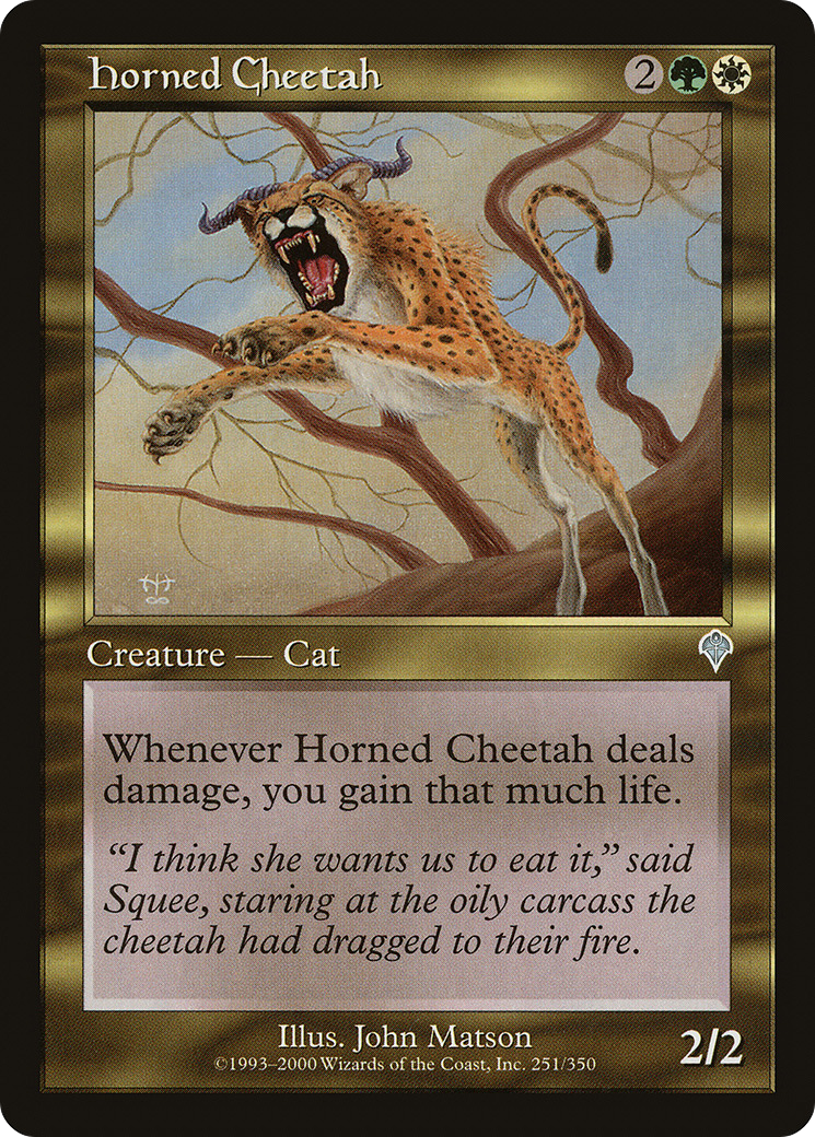 Horned Cheetah [Invasion]-1