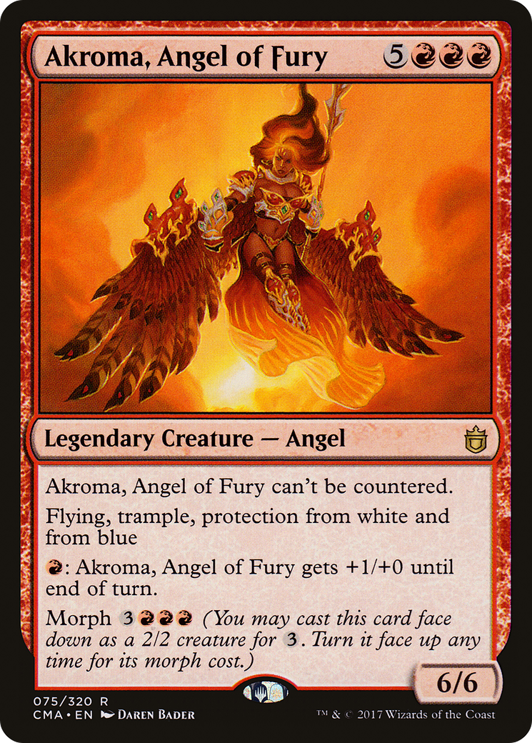 Akroma, Angel of Fury [Commander Anthology]-1