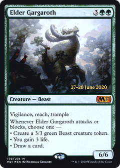 Elder Gargaroth [Core Set 2021 Prerelease Promos]-1