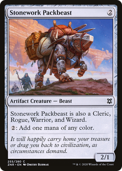 Stonework Packbeast [Zendikar Rising]-1
