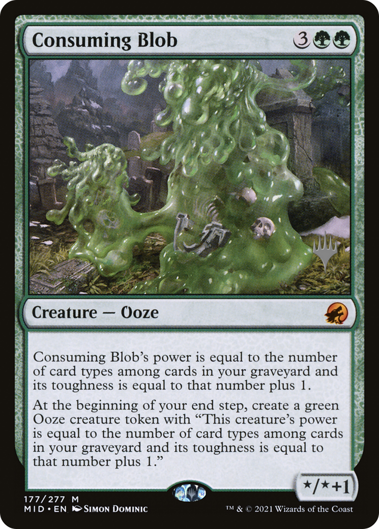 Consuming Blob (Promo Pack) [Innistrad: Midnight Hunt Promos]-1