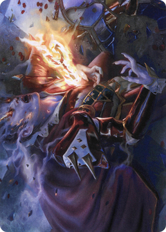 Flame-Blessed Bolt // Flame-Blessed Bolt (AVOW-044) - Crimson Vow Art Series (Borderless)-1
