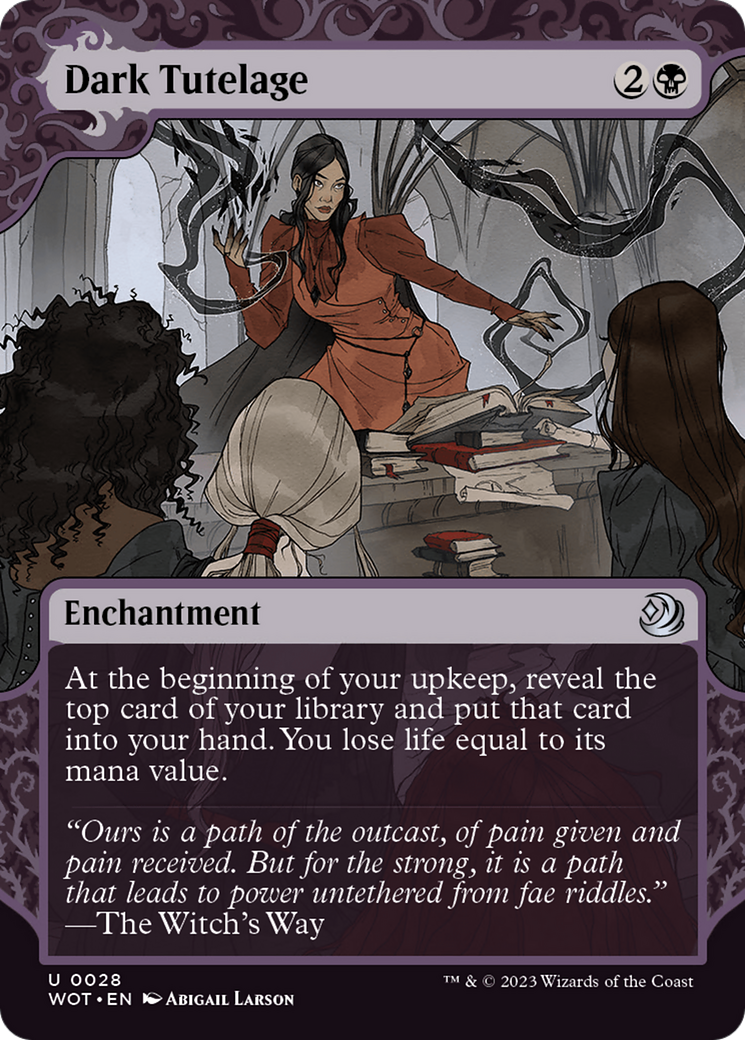 Dark Tutelage [Wilds of Eldraine: Enchanting Tales]-1
