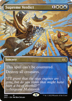 Supreme Verdict (Borderless Alternate Art) [Double Masters 2022]-1