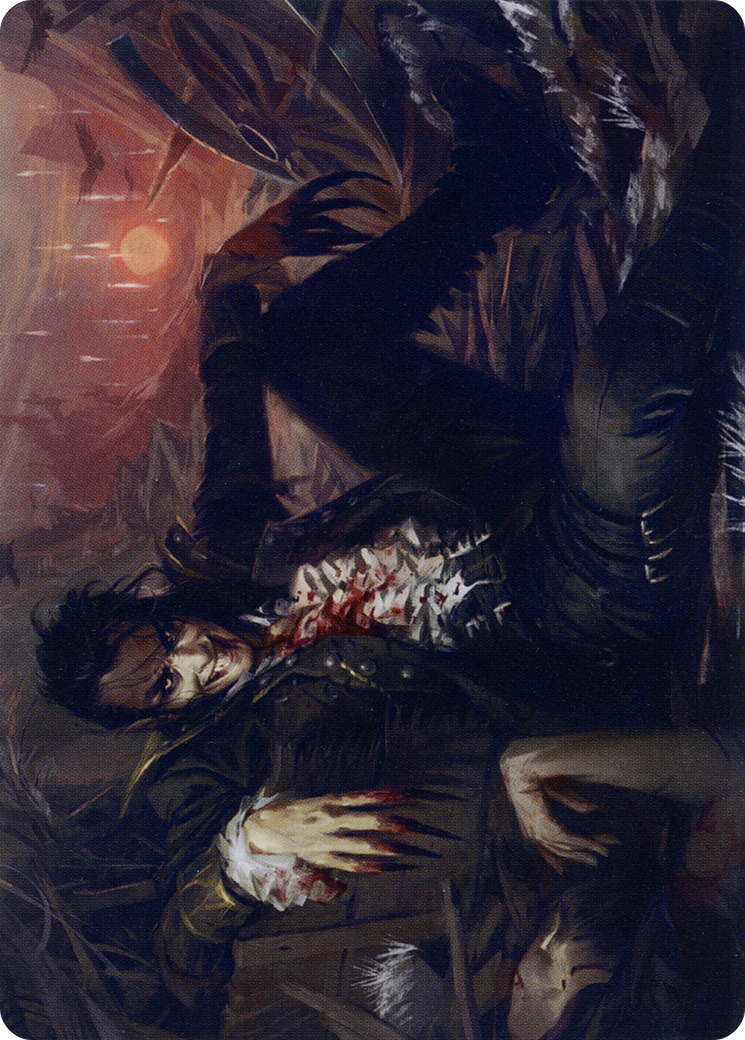 Arrogant Outlaw // Arrogant Outlaw (AMID-033) - Midnight Hunt Art Series (Borderless) Foil-3