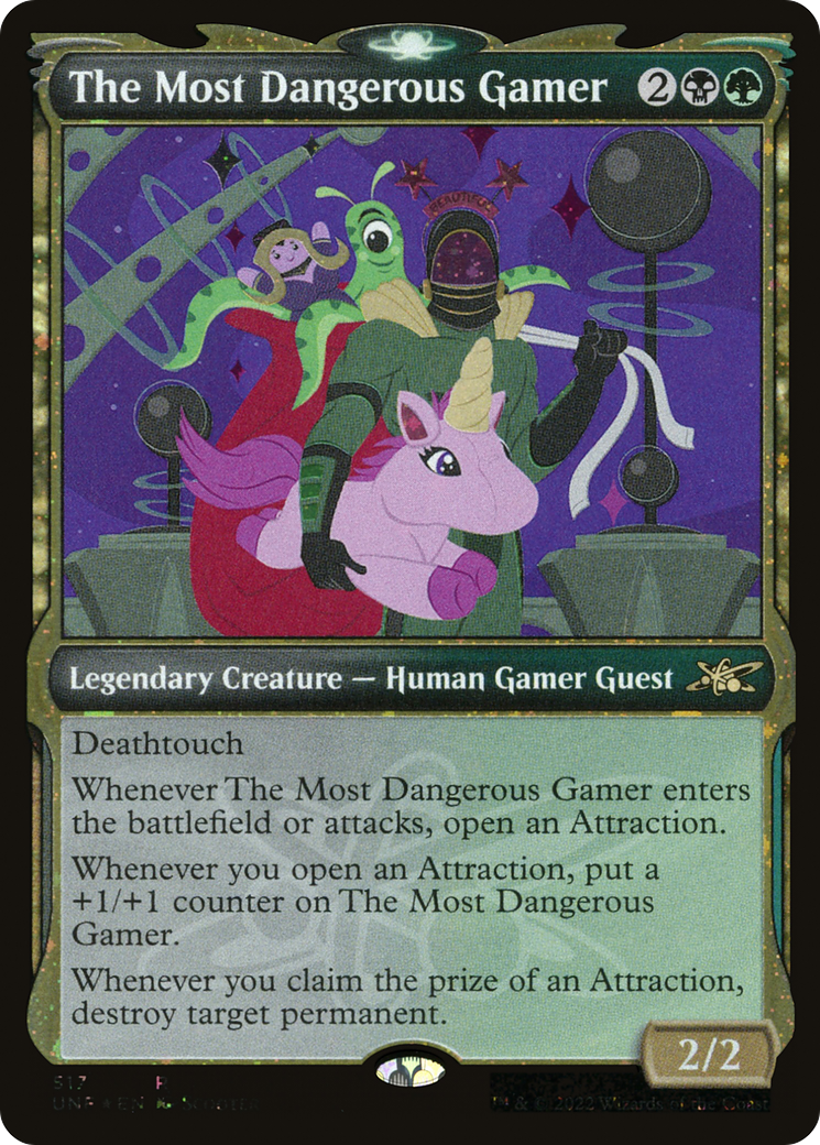 The Most Dangerous Gamer (Showcase) (Galaxy Foil) [Unfinity]-1