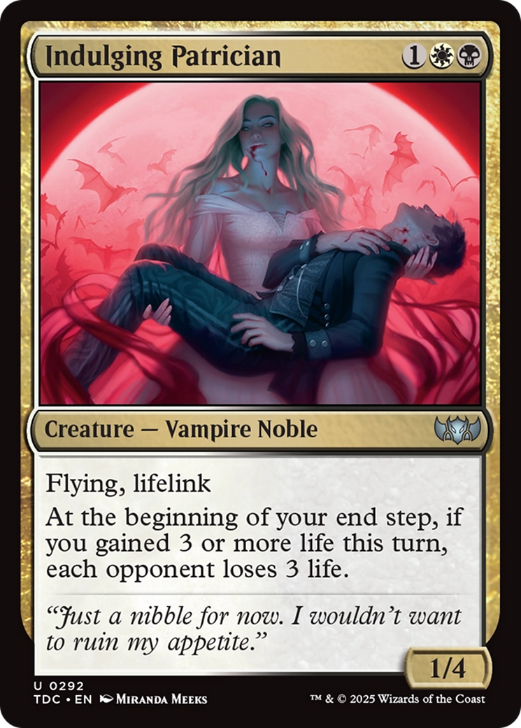 Indulging Patrician [Tarkir: Dragonstorm Commander]-1