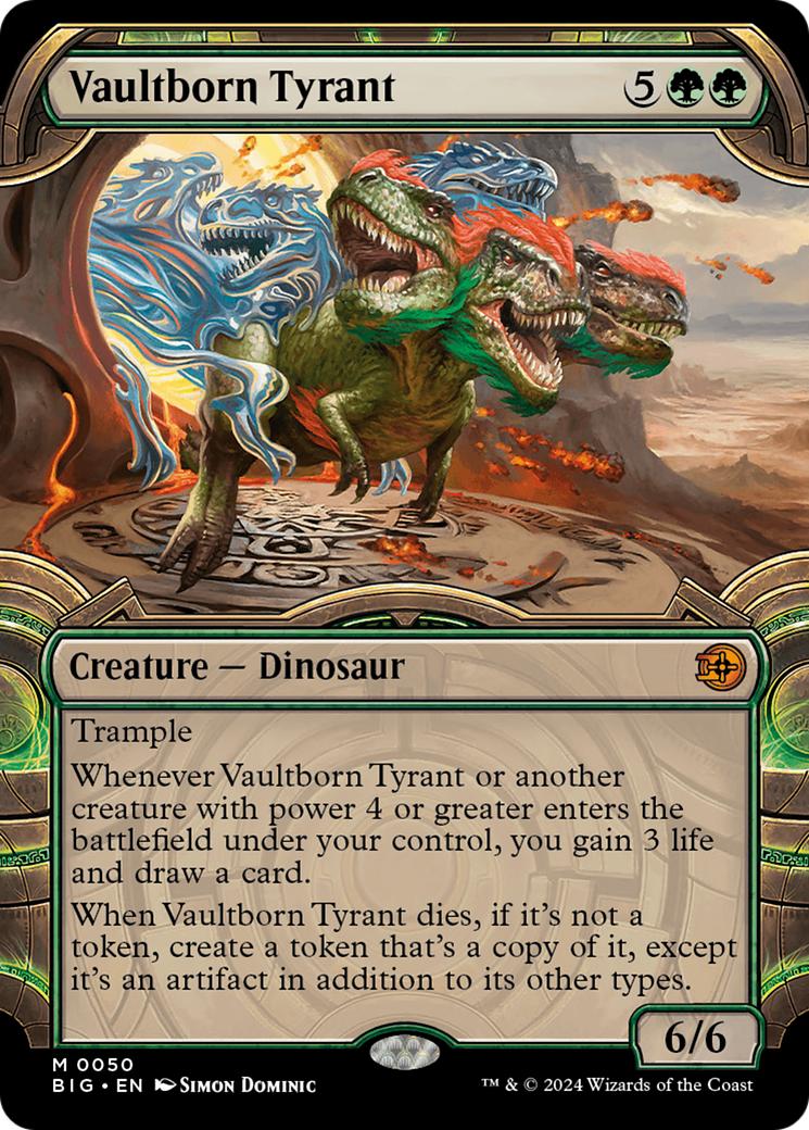 Vaultborn Tyrant (Showcase) [Outlaws of Thunder Junction: The Big Score]-1