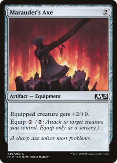 Marauder's Axe [Core Set 2019]-1