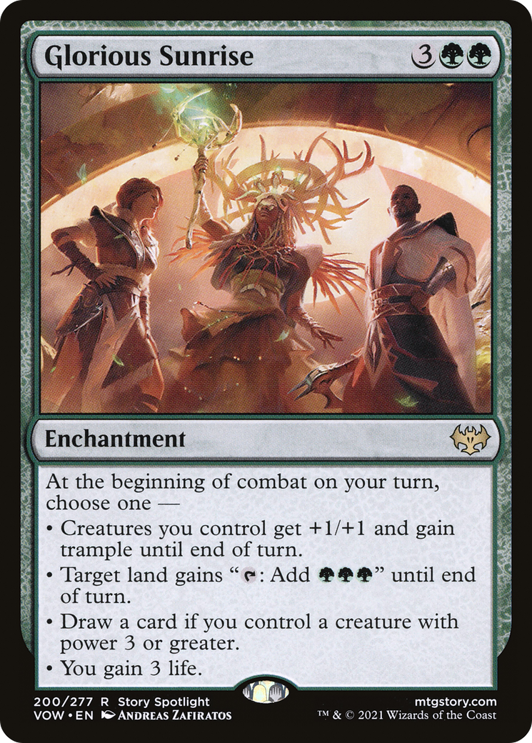 Glorious Sunrise [Innistrad: Crimson Vow]-1