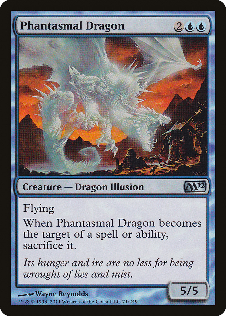 Phantasmal Dragon [Magic 2012]-1