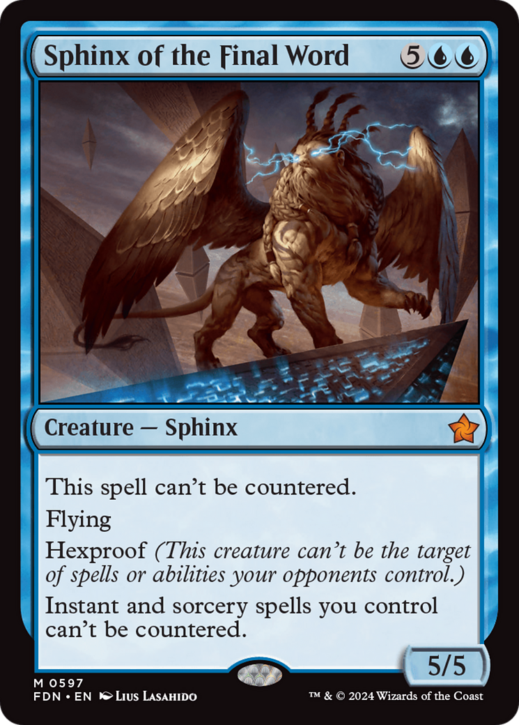 Sphinx of the Final Word [Foundations]-1