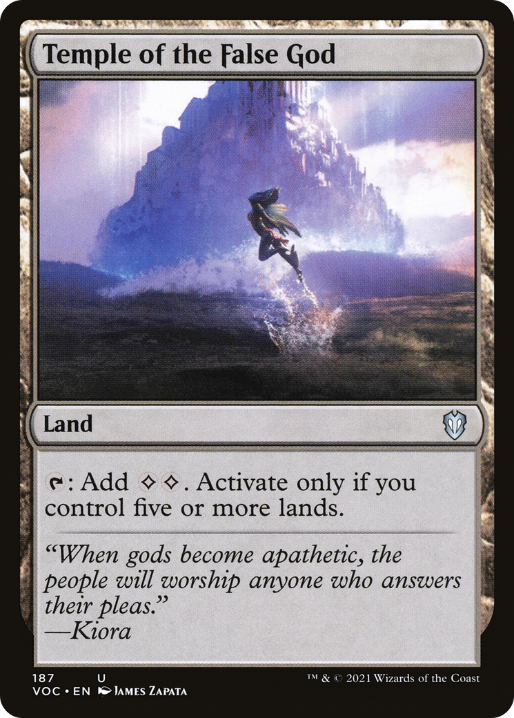 Temple of the False God [Innistrad: Crimson Vow Commander]-1