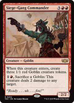 Siege-Gang Commander [Tarkir: Dragonstorm Commander]-1