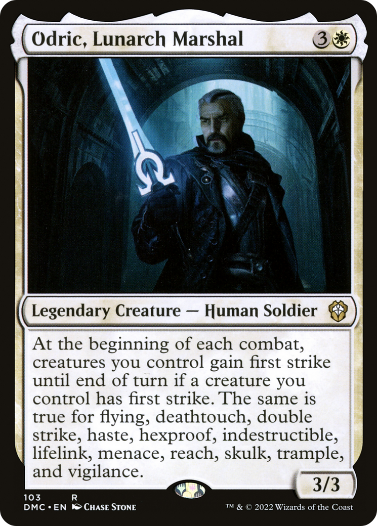 Odric, Lunarch Marshal [Dominaria United Commander]-1