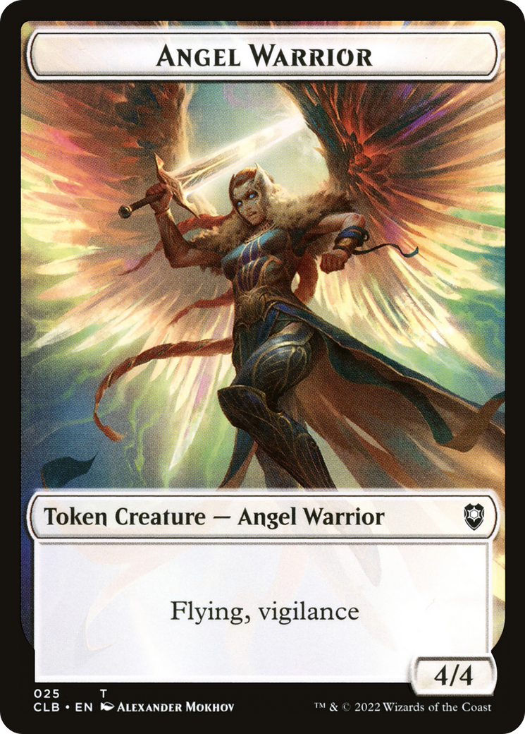 Angel Warrior (TCLB-025) - Battle for Baldur's Gate Tokens-1