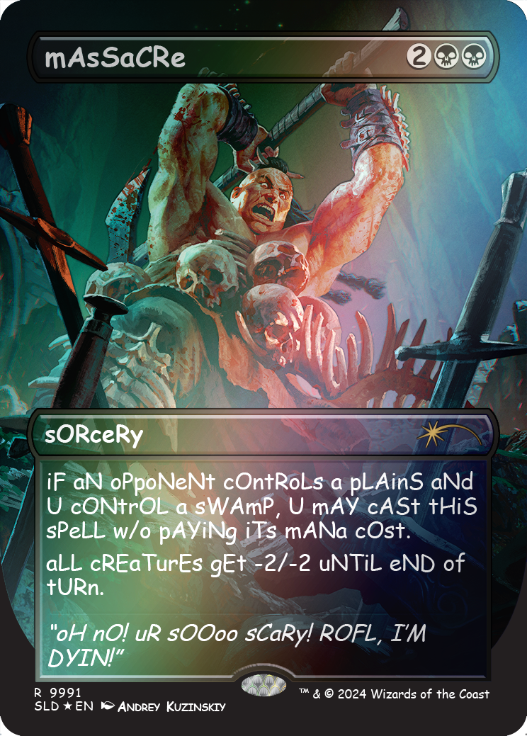 mAsSaCRe (Rainbow Foil) [Secret Lair Drop Series]-1