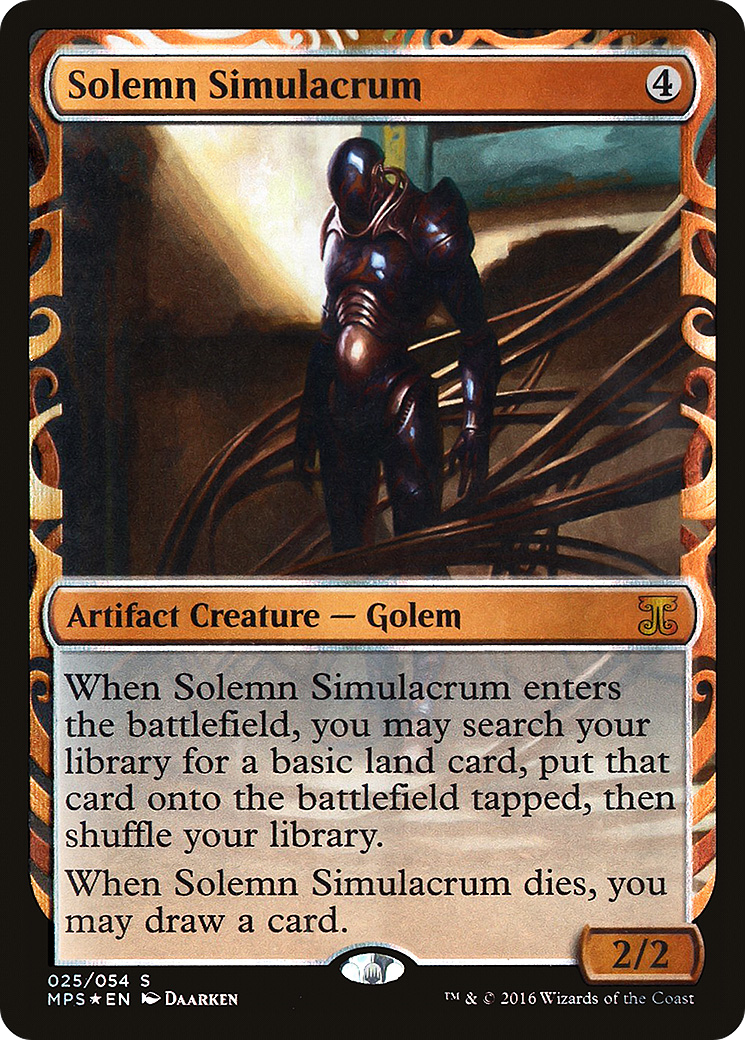 Solemn Simulacrum [Kaladesh Inventions]-1