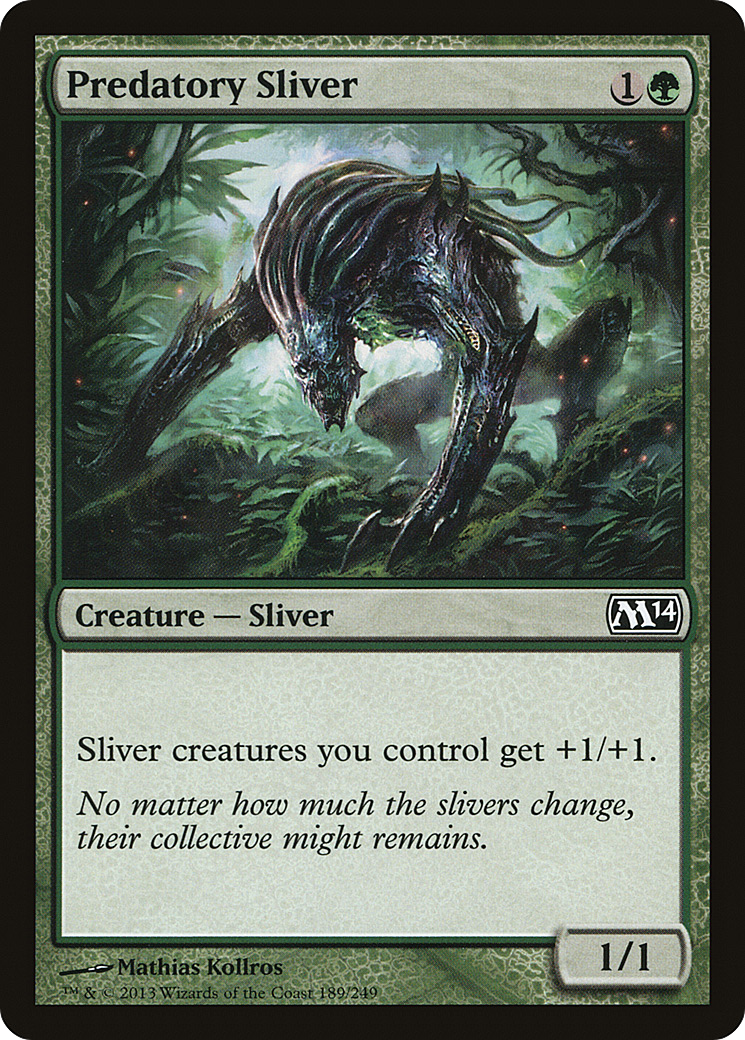 Predatory Sliver [Magic 2014]-1