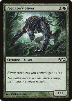 Predatory Sliver [Magic 2014]-1