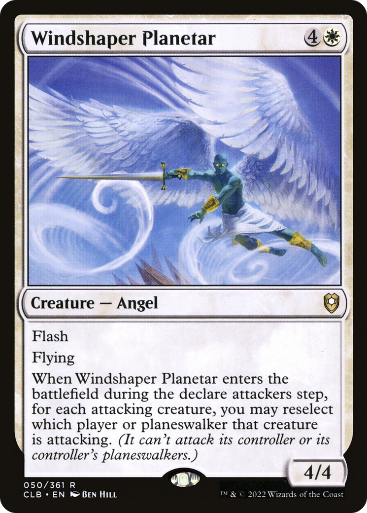 Windshaper Planetar (CLB-050) - Commander Legends: Battle for Baldur's Gate Foil-1